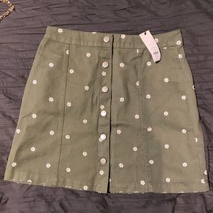 Olive Green Skirt